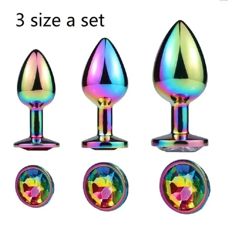 Range of Metal Anal Plug Sets