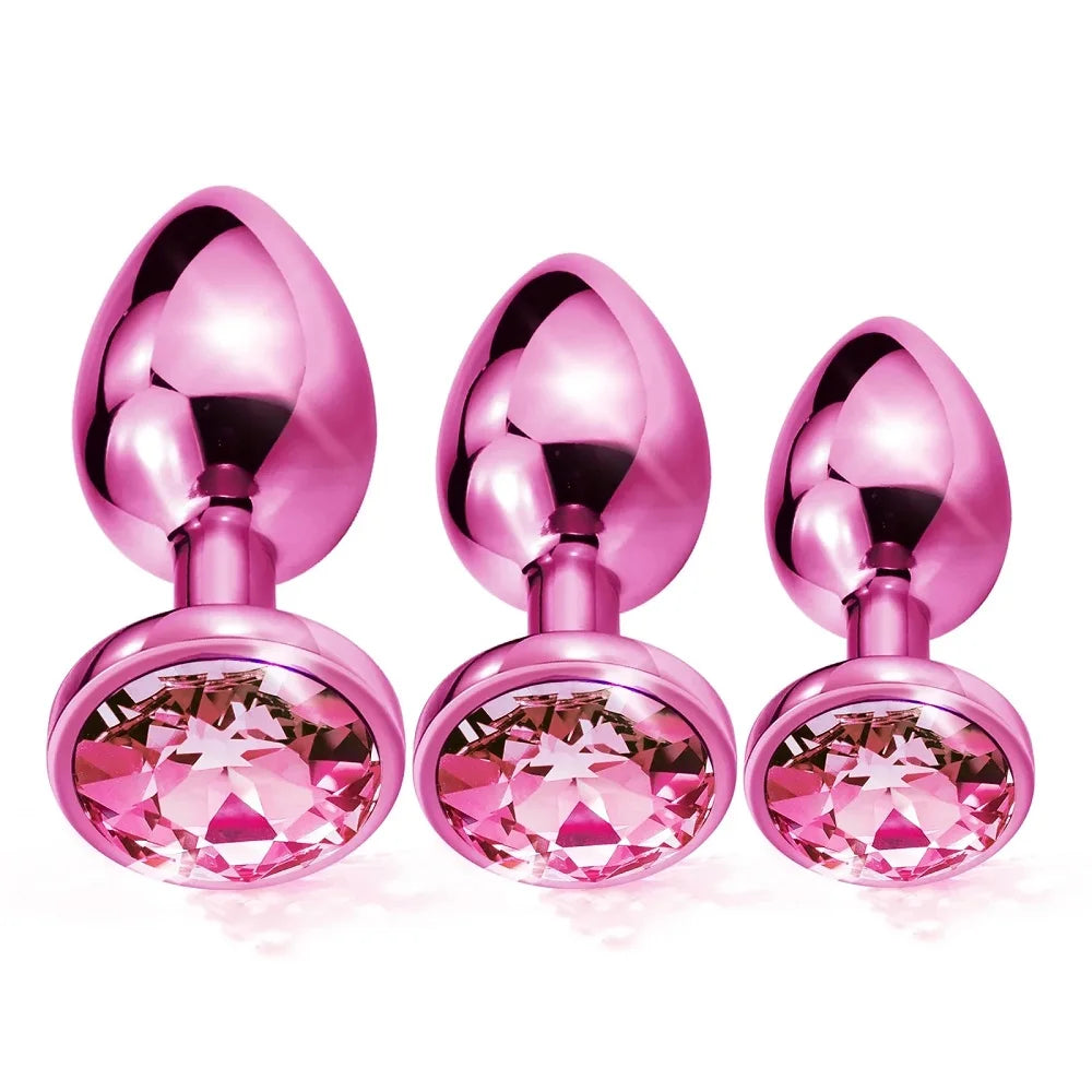 Range of Metal Anal Plug Sets