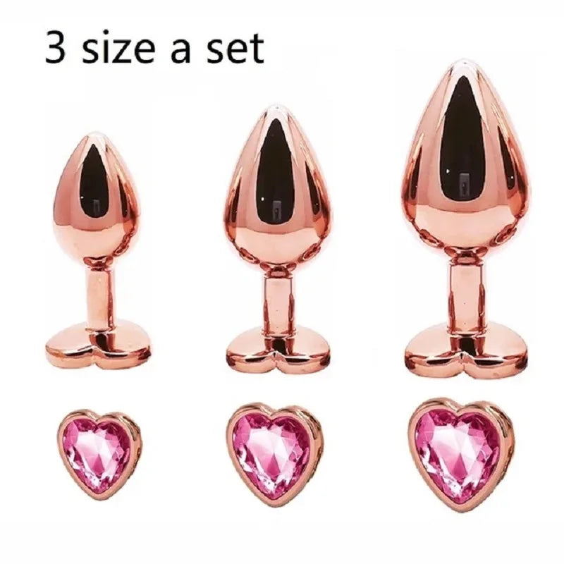 Range of Metal Anal Plug Sets