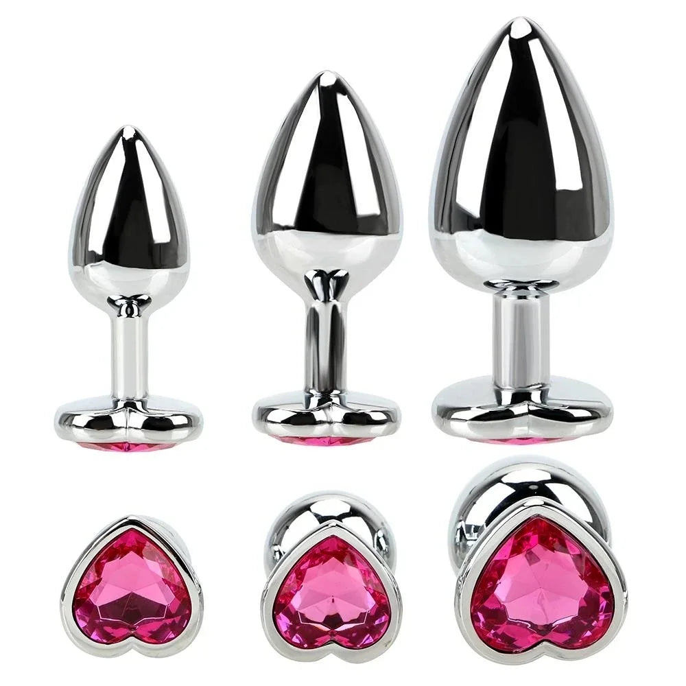 Range of Metal Anal Plug Sets