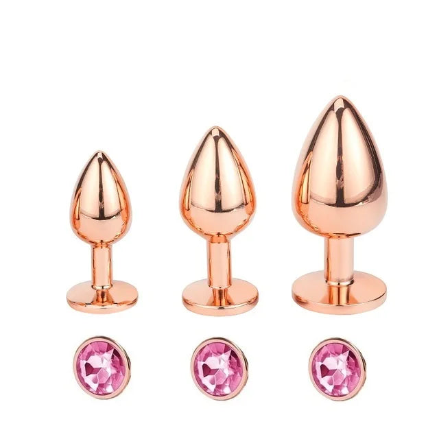 Range of Metal Anal Plug Sets