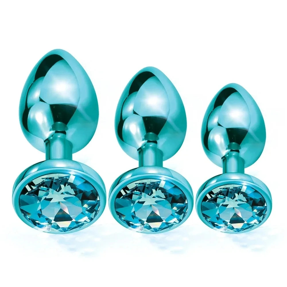 Range of Metal Anal Plug Sets