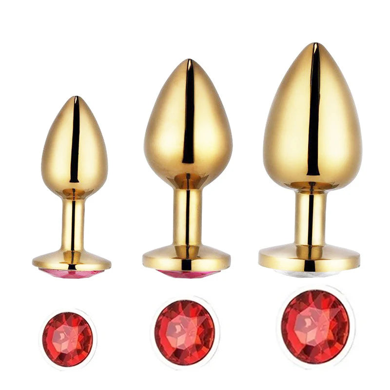 Range of Metal Anal Plug Sets