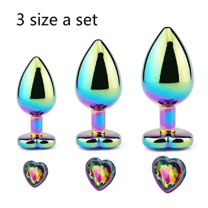 Range of Metal Anal Plug Sets