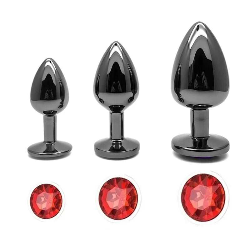 Range of Metal Anal Plug Sets