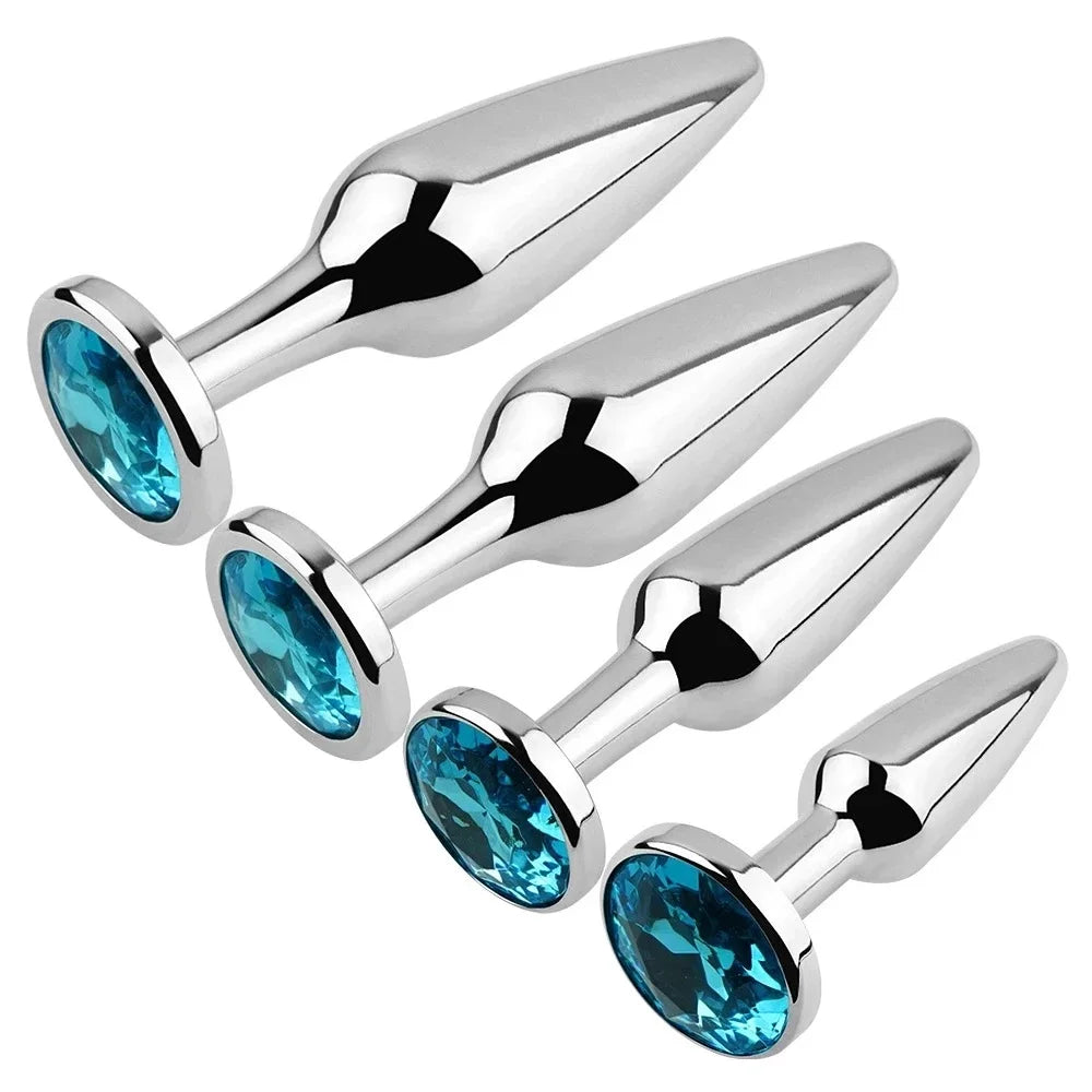 Range of Metal Anal Plug Sets