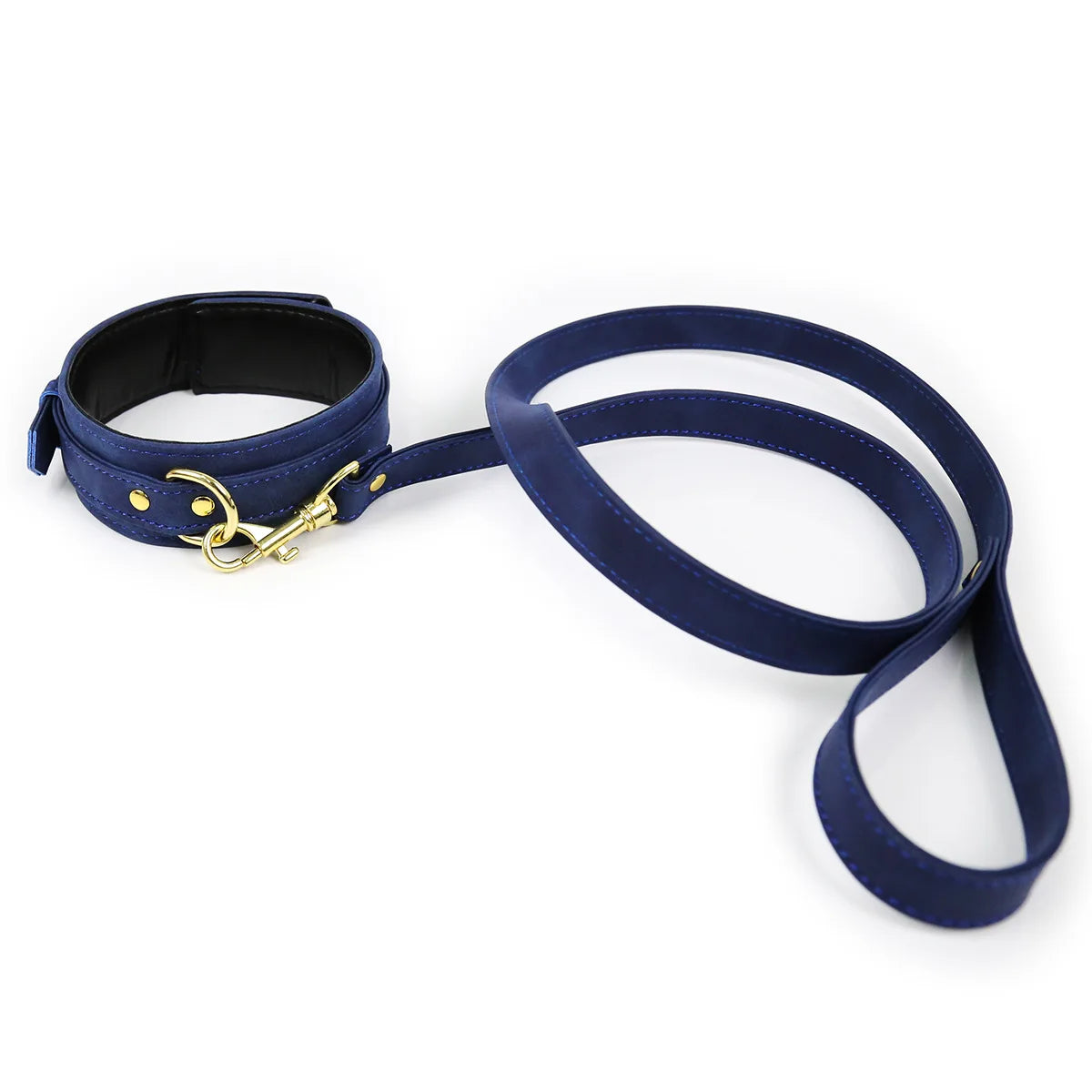 Thierry Leather Collar With Leash