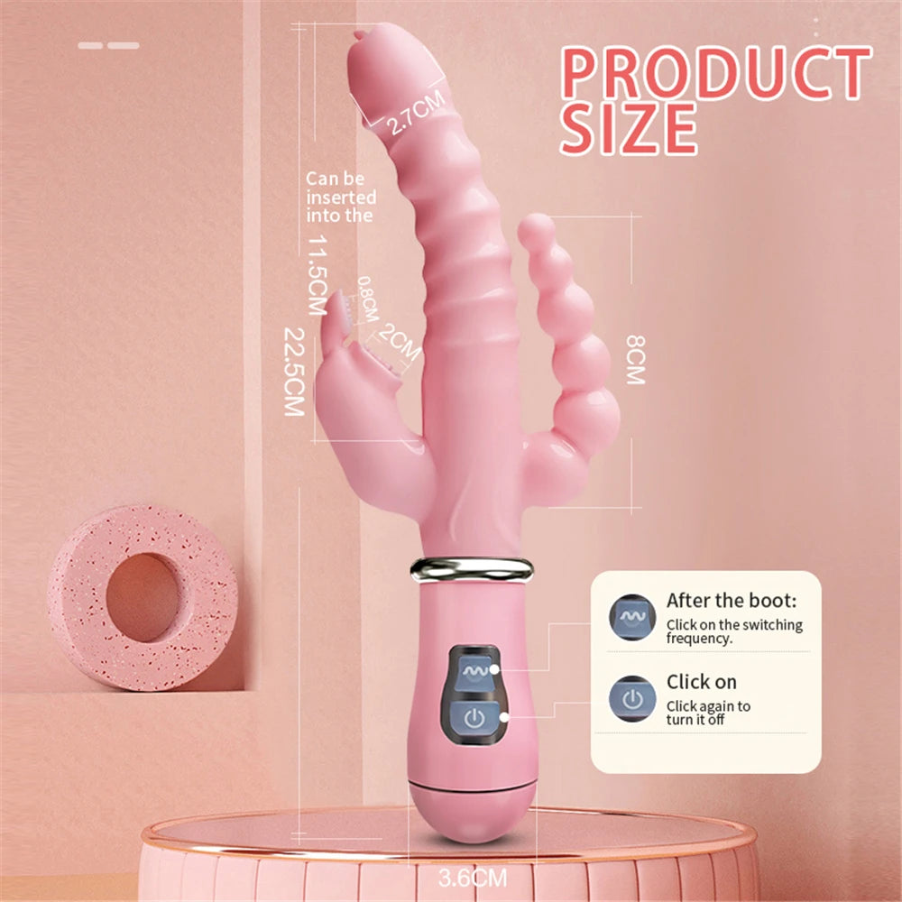 Birdsexy - Double Penetration Rabbit Vibrator