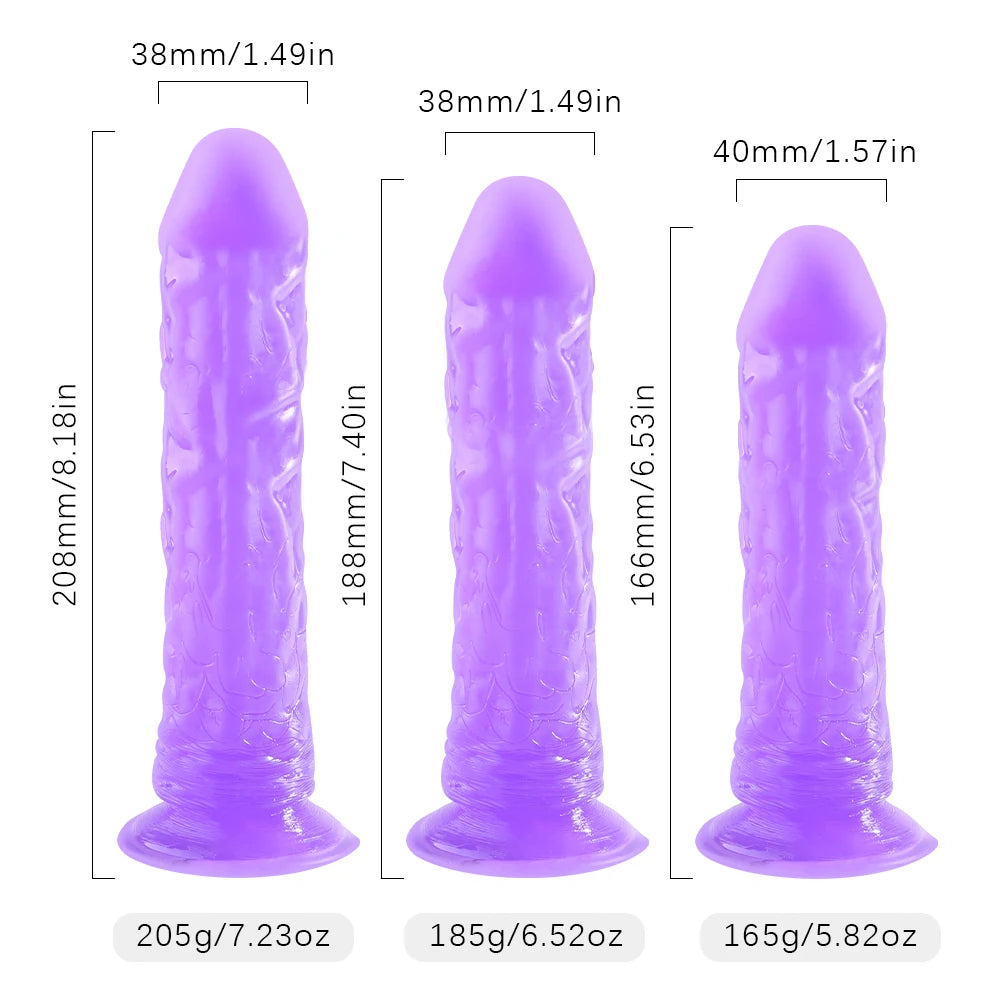 Nightly - Silicone Flexible Dildos