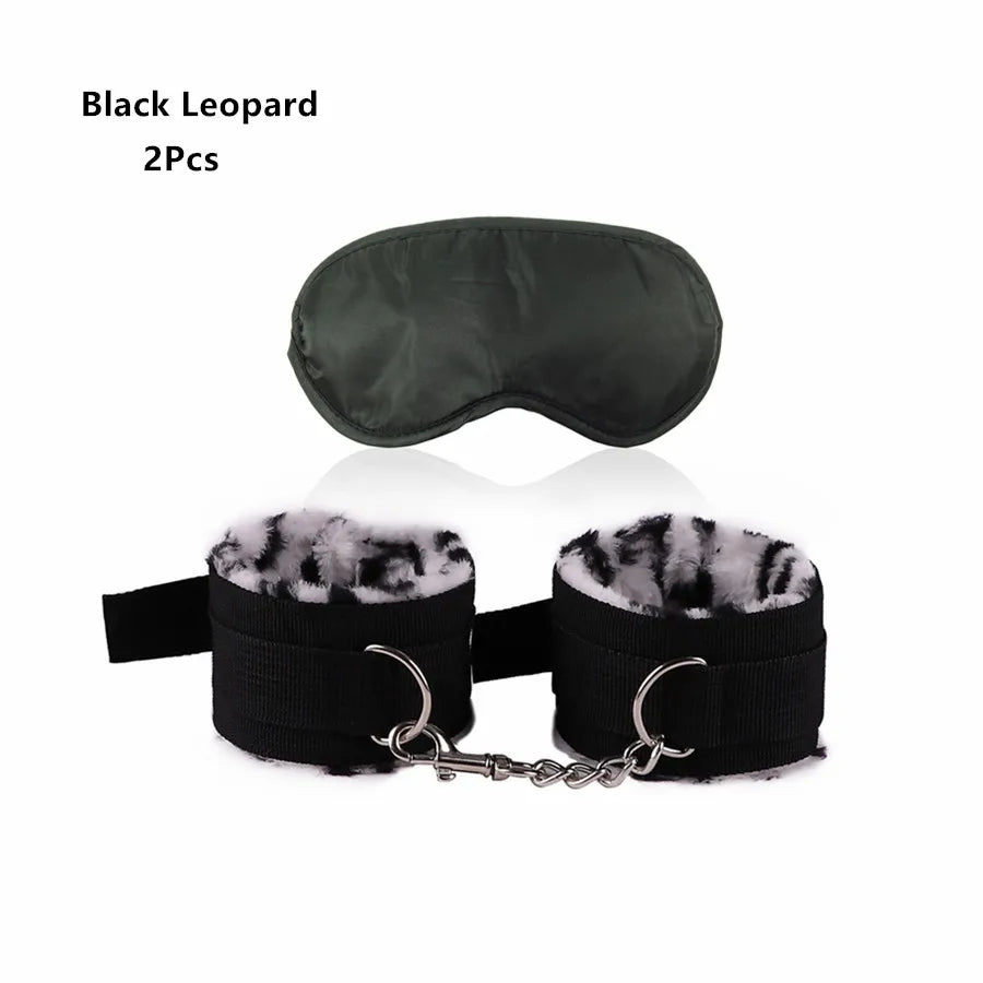 Adjustable Handcuffs with Blindfold