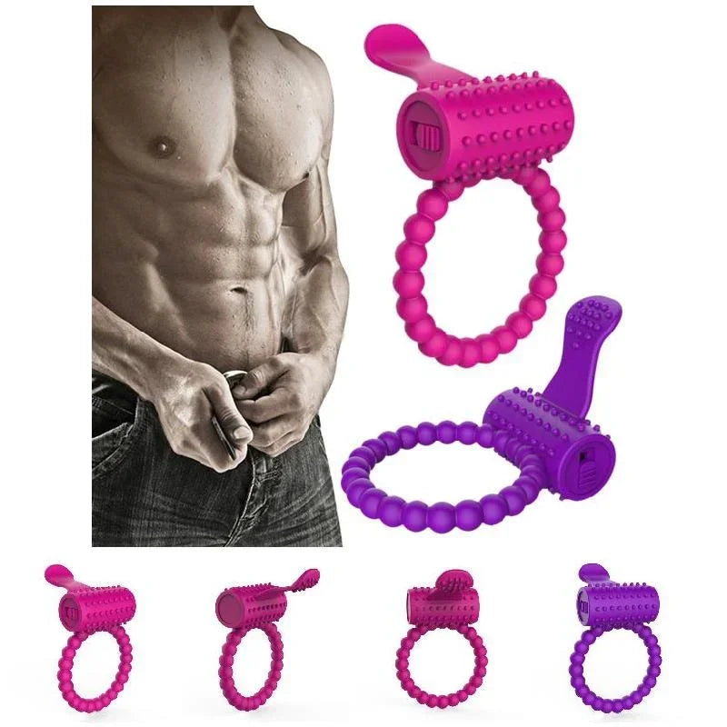 Vibrating Dual Pleasure Cock Ring