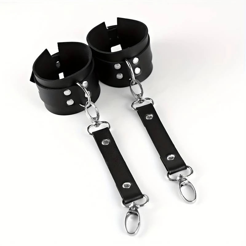 Garter and Handcuff Bondage Set