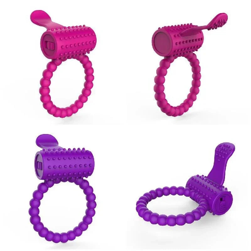 Vibrating Dual Pleasure Cock Ring