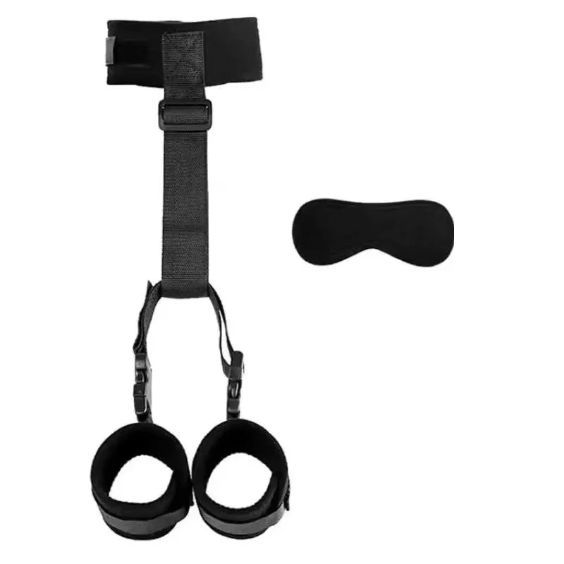 Bondage Beginner Kit Choker with Restraints and Blindfold