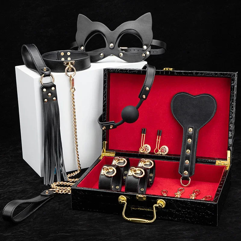 Kings & Queens Leather Bondage Set