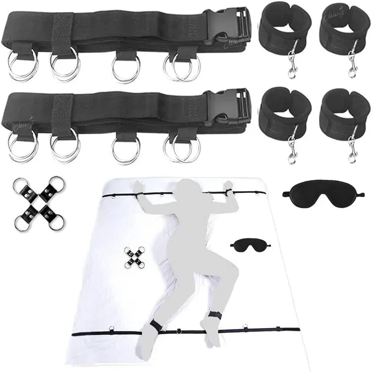 Adjustable Bed Restraint Sets