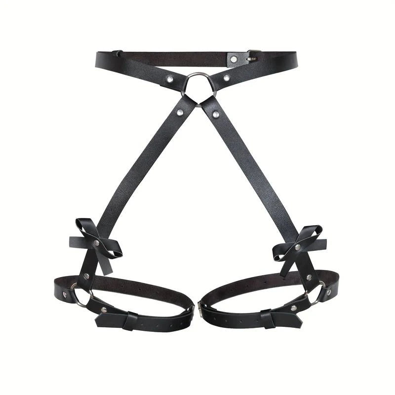 Garter and Handcuff Bondage Set