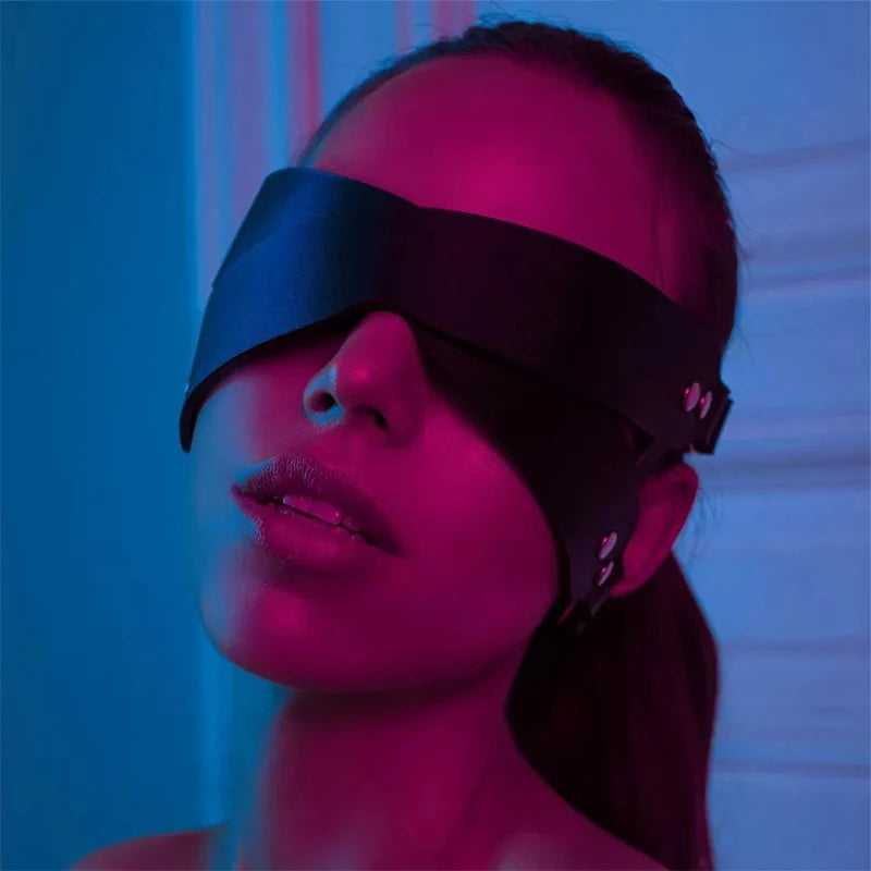 Leather Blindfold Mask