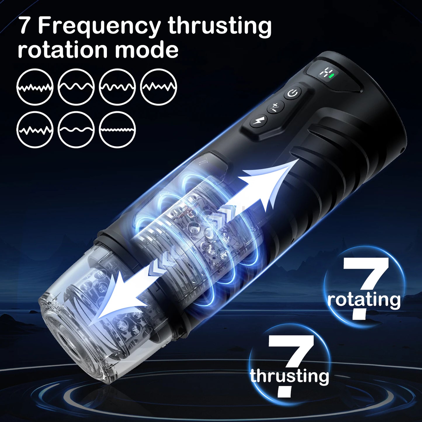 Zukasy's 14 Mode Rotating and Thrusting Automatic Masturbator